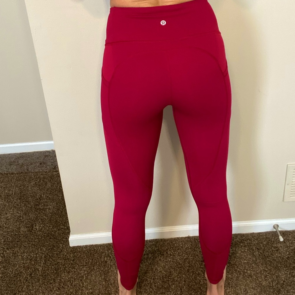 Red Lululemon all the right places red High-Rise Pants